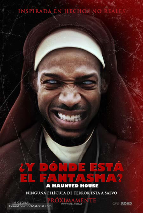 A Haunted House - Argentinian Movie Poster