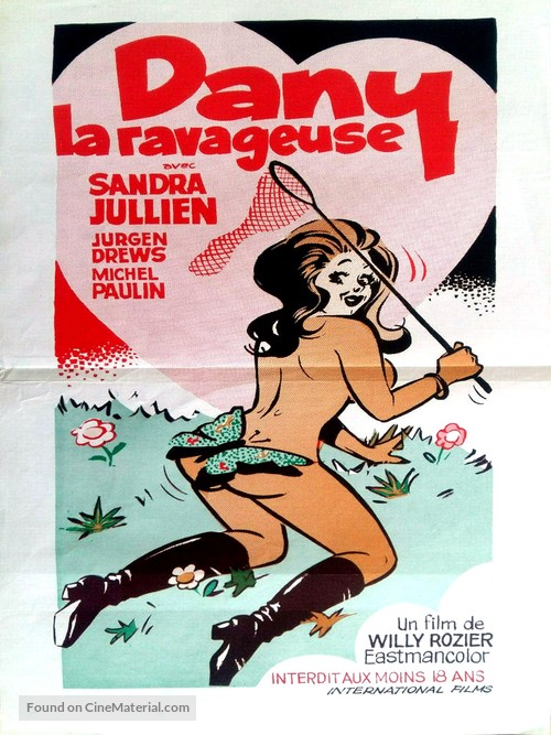 Dany la ravageuse - Belgian Movie Poster