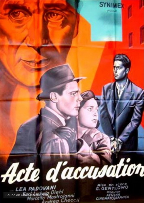 Atto d&#039;accusa - French Movie Poster