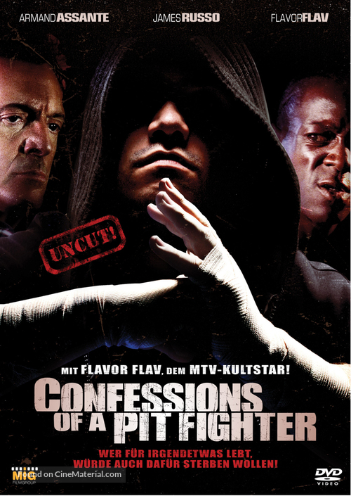 Confessions of a Pit Fighter - German DVD movie cover