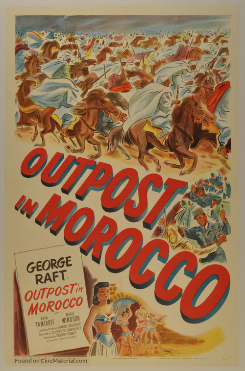 Outpost in Morocco - Movie Poster