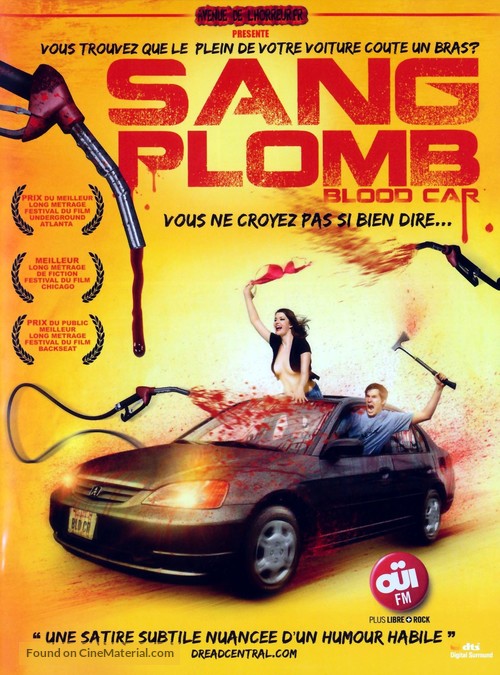 Blood Car - French DVD movie cover