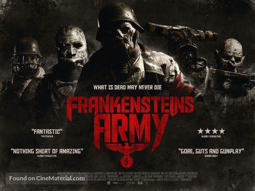 Frankenstein&#039;s Army - British Movie Poster