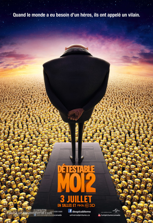 Despicable Me 2 - Canadian Movie Poster