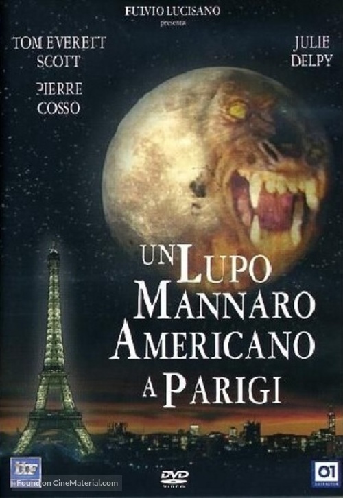 An American Werewolf in Paris - Italian DVD movie cover
