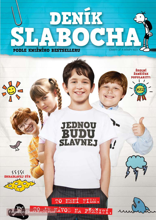 Diary of a Wimpy Kid - Czech DVD movie cover