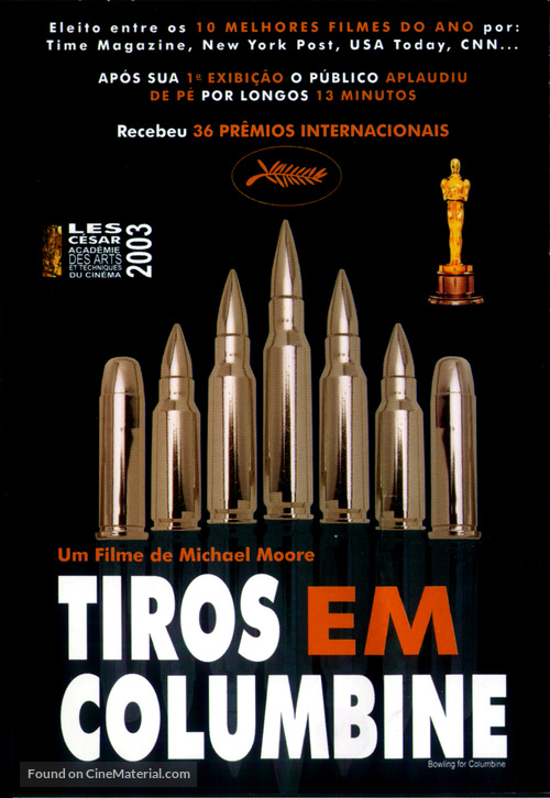 Bowling for Columbine - Brazilian Movie Cover