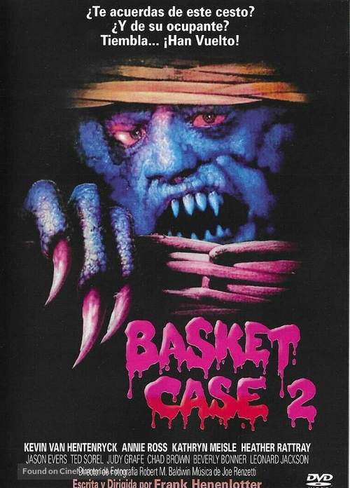 Basket Case 2 - Spanish DVD movie cover