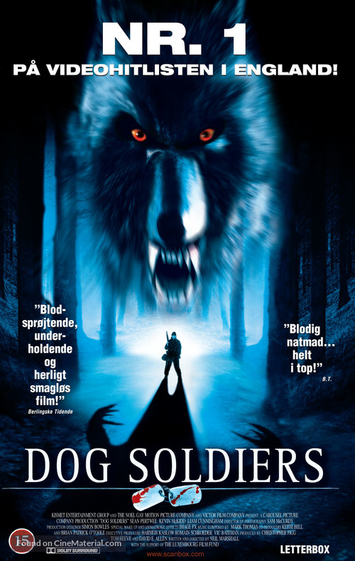 Dog Soldiers - Danish Movie Cover