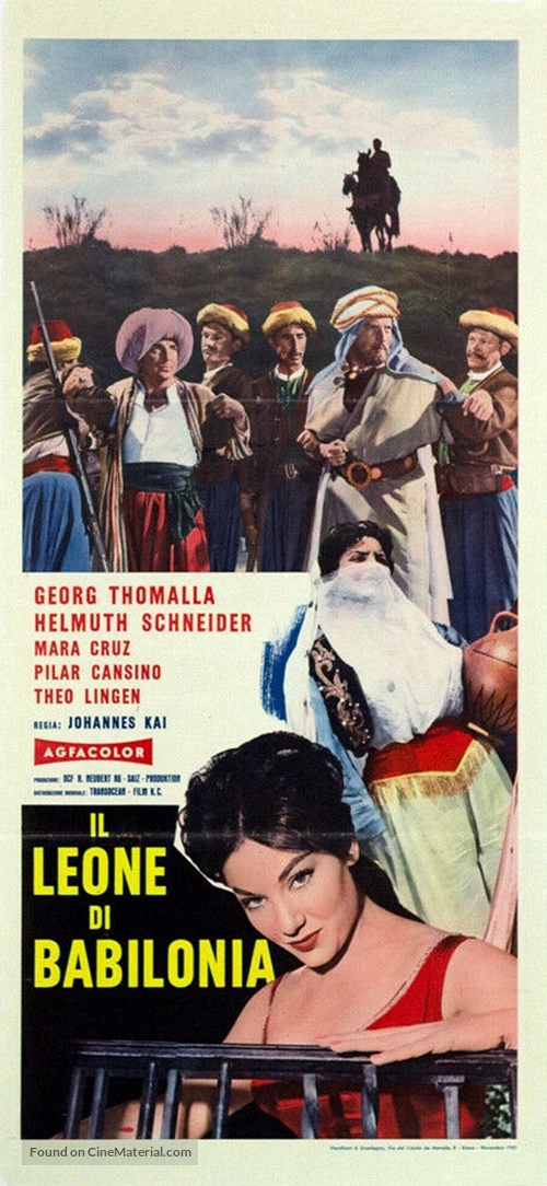 Der L&ouml;we von Babylon - Italian Movie Poster
