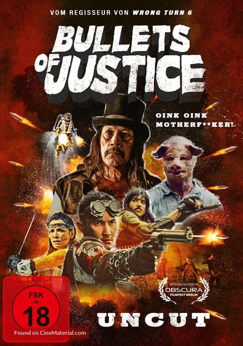 Bullets of Justice - German Movie Cover