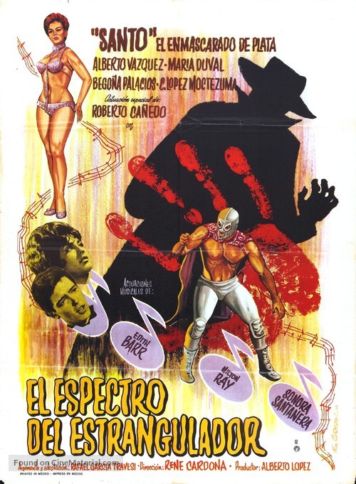 Espectro del estrangulador - Mexican Movie Poster