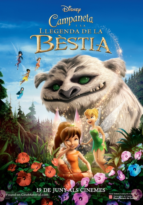 Tinker Bell and the Legend of the NeverBeast - Spanish Movie Poster