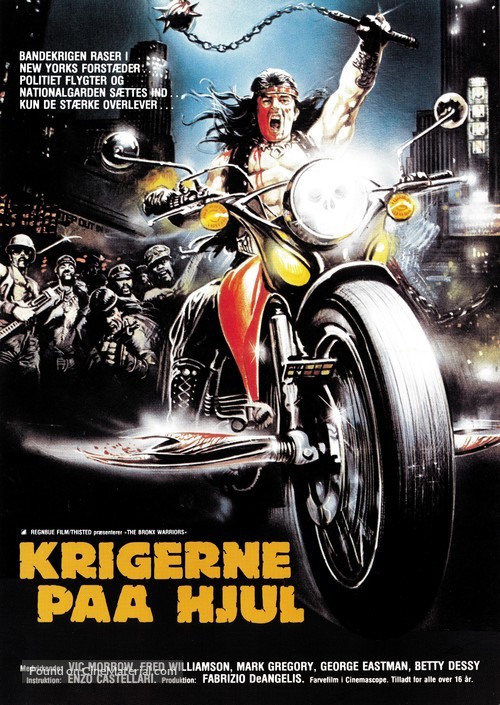 1990: I guerrieri del Bronx - Danish Movie Poster