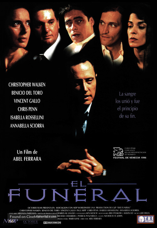 The Funeral - Spanish Movie Poster