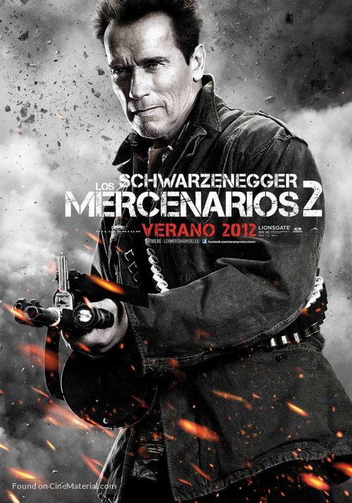 The Expendables 2 - Spanish Movie Poster