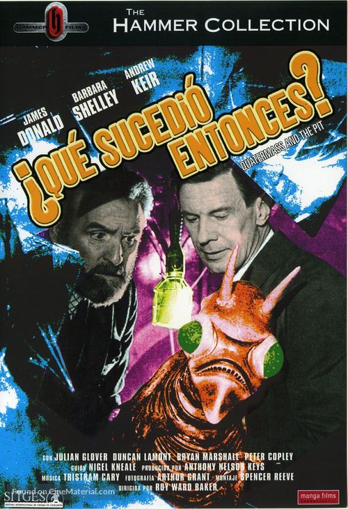 Quatermass and the Pit - Spanish DVD movie cover