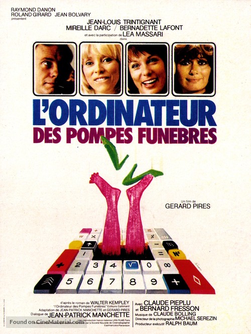 L&#039;ordinateur des pompes fun&egrave;bres - French Movie Poster