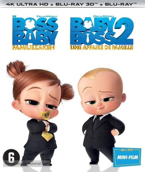 The Boss Baby: Family Business - Dutch Blu-Ray movie cover