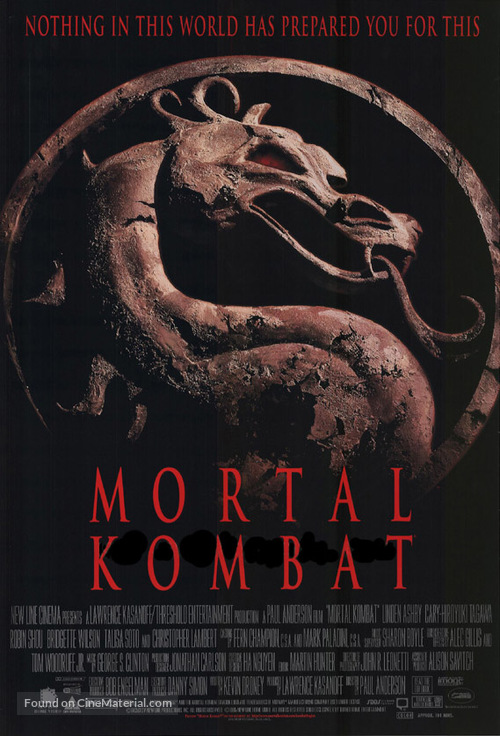 Mortal Kombat - Theatrical movie poster