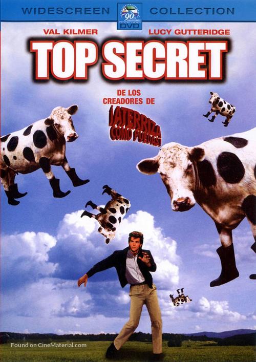 Top Secret - Spanish DVD movie cover