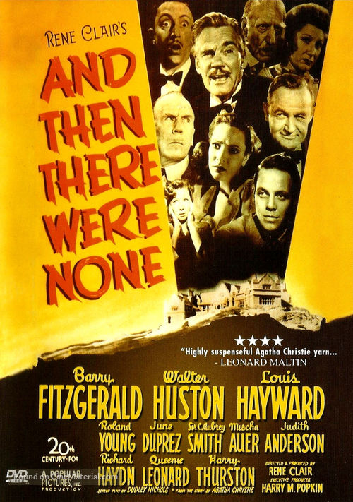 And Then There Were None - DVD movie cover