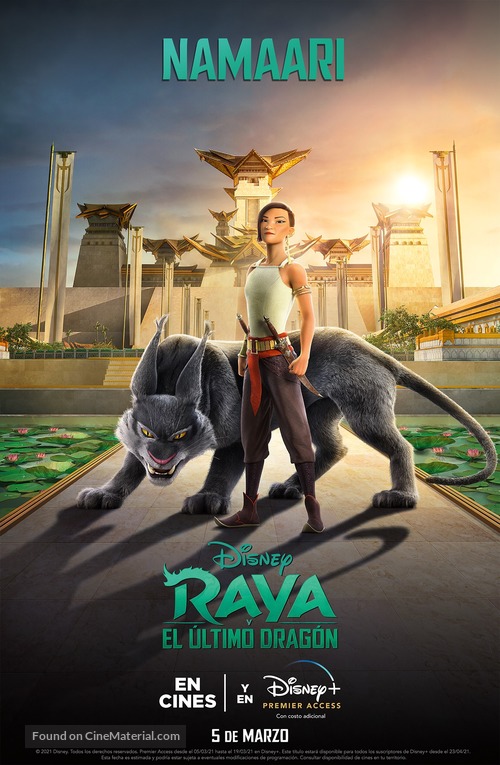 Raya and the Last Dragon - Mexican Movie Poster