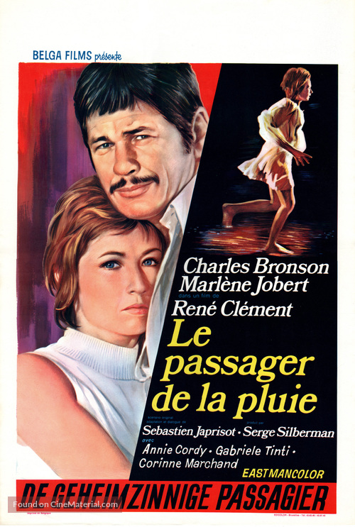 Le passager de la pluie - Belgian Movie Poster