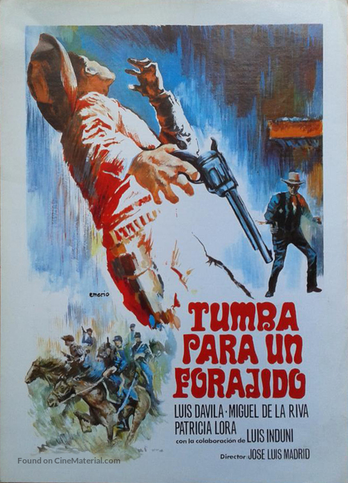 Tumba para un forajido - Spanish Movie Poster