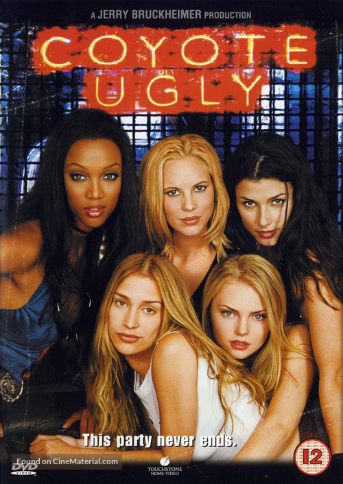 Coyote Ugly - British DVD movie cover