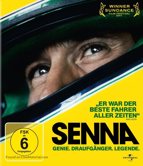 Senna - German Blu-Ray movie cover