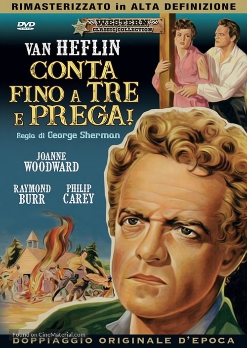 Count Three and Pray - Italian DVD movie cover