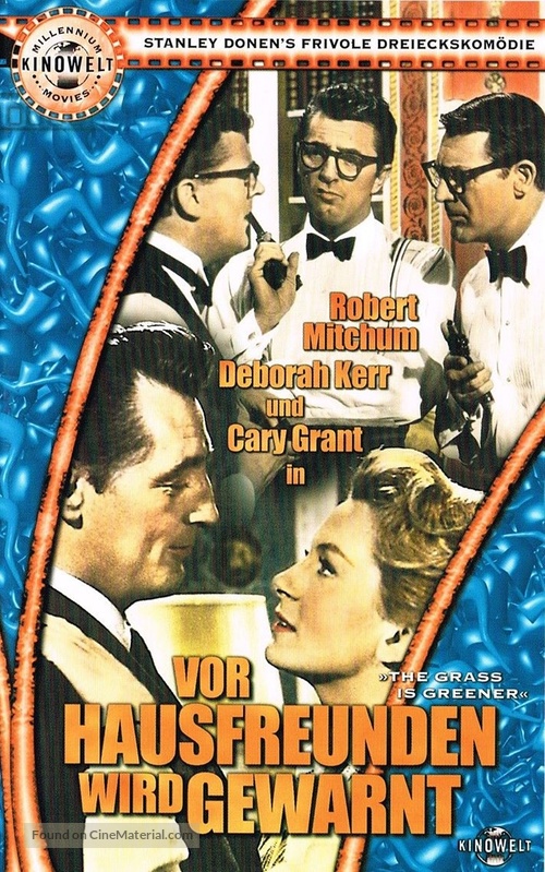 The Grass Is Greener - German VHS movie cover
