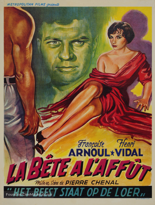 La b&ecirc;te &agrave; l&#039;aff&ucirc;t - Belgian Movie Poster