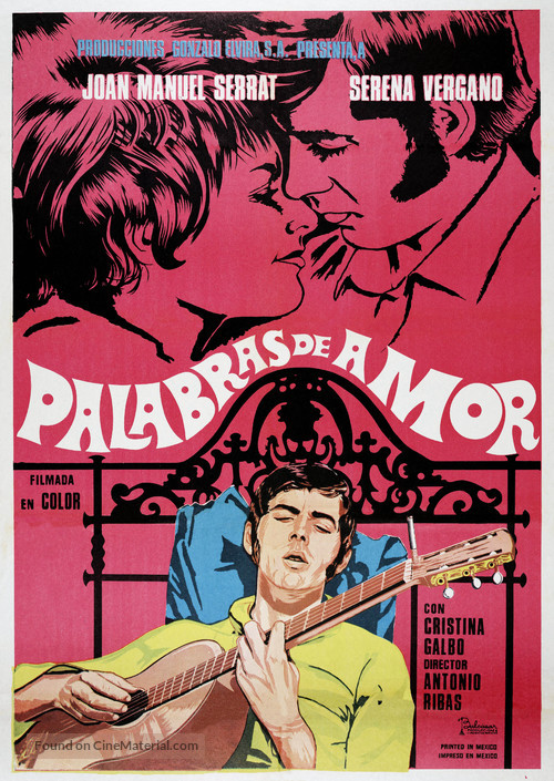 Palabras de amor - Mexican Movie Poster