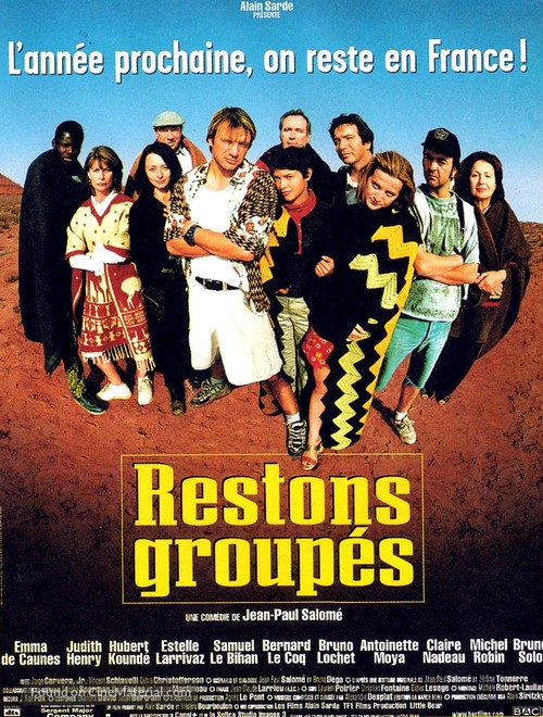 Restons group&eacute;s - French Movie Poster