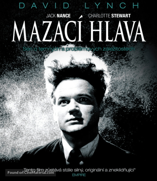 Eraserhead - Czech Blu-Ray movie cover