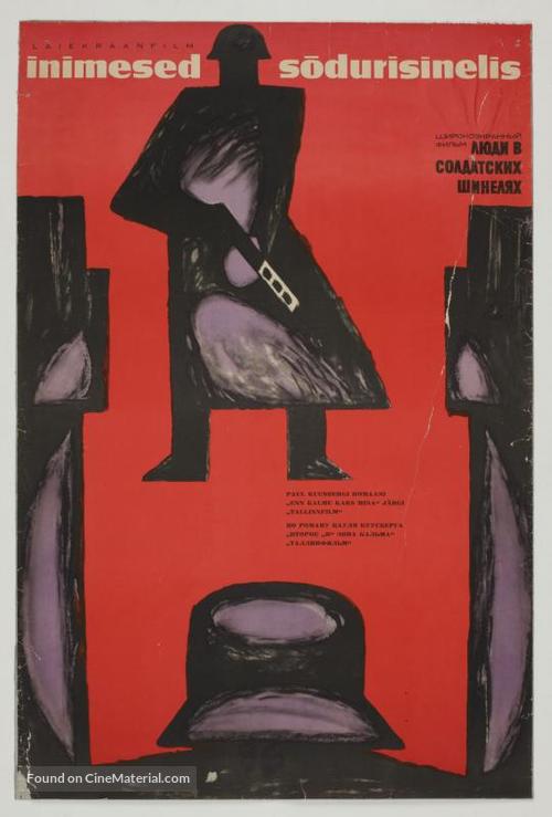 Inimesed s&otilde;durisinelis - Estonian Movie Poster