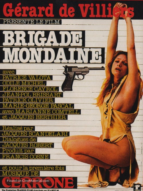 Brigade mondaine - French Movie Poster