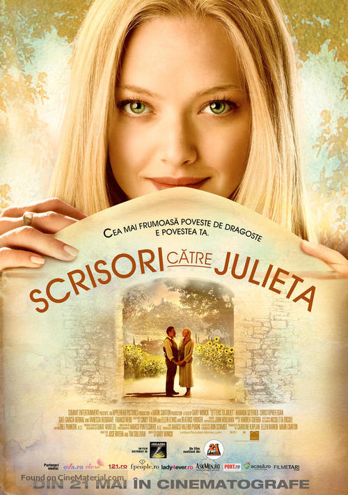 Letters to Juliet - Romanian Movie Poster