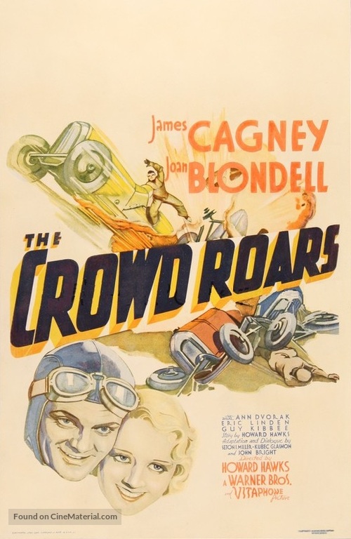 The Crowd Roars - Movie Poster