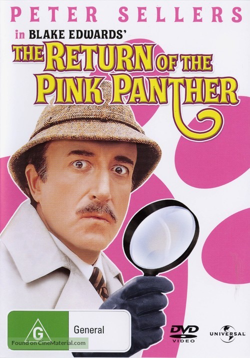 The Return of the Pink Panther - Australian Movie Cover