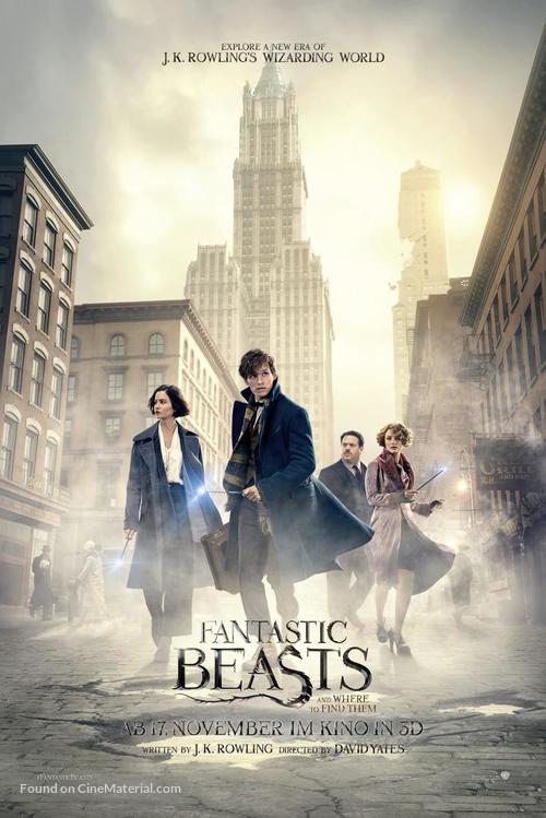 Fantastic Beasts and Where to Find Them - Swiss Movie Poster