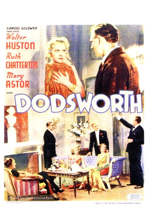 Dodsworth - Belgian Movie Poster