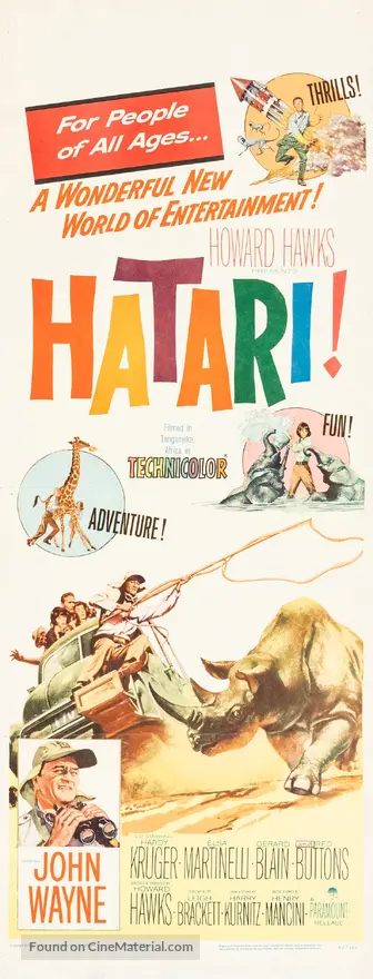 Hatari! (1962) movie poster