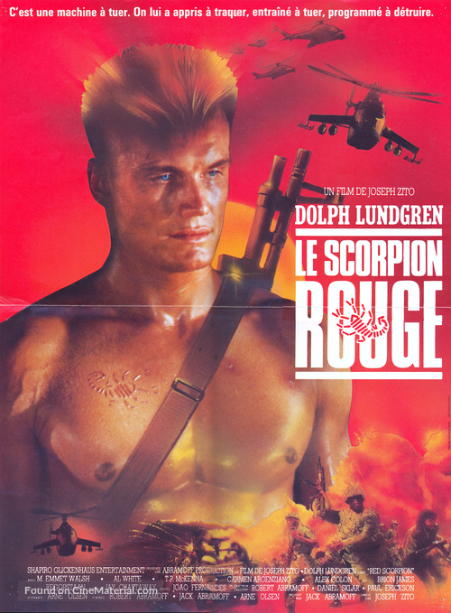 Red Scorpion - French Movie Poster