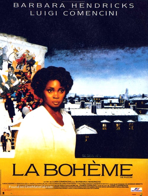 La Boh&egrave;me - French Movie Poster