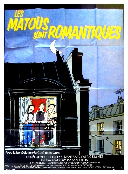 Les matous sont romantiques - French Movie Poster