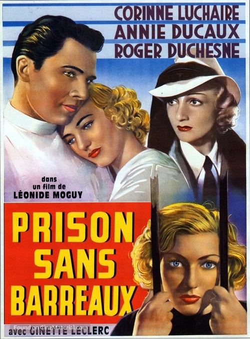 Prison sans barreaux - French Movie Poster