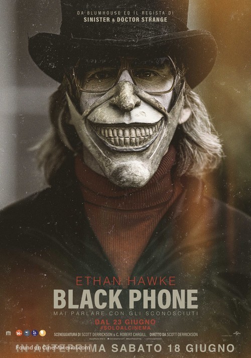 The Black Phone - Italian Movie Poster
